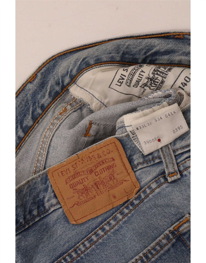 Levi's Jean Slim W33 L32 Homme Bleu Coton