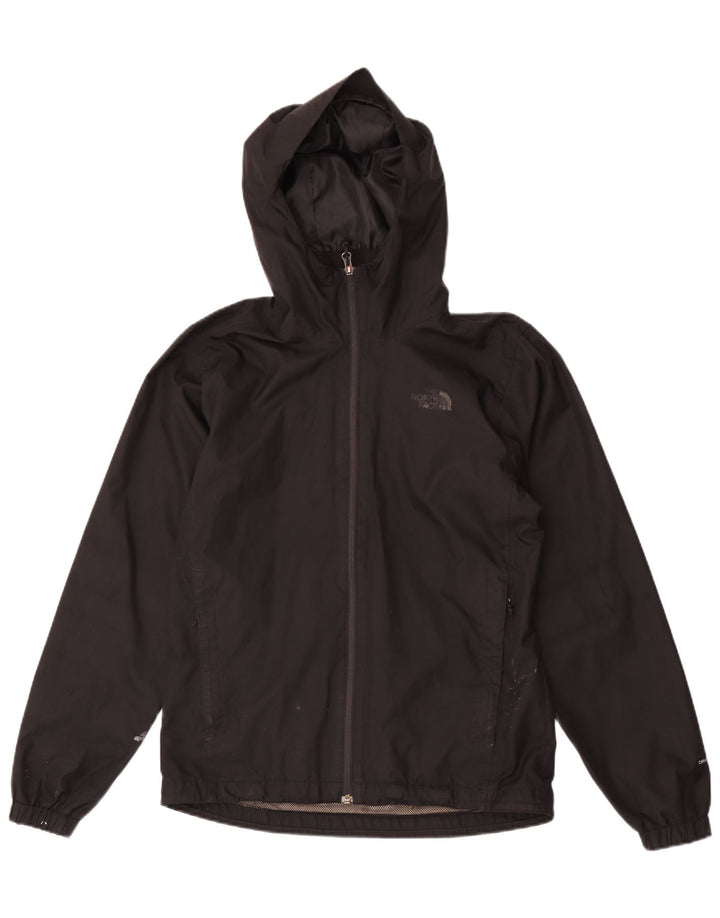 The North Face Veste de pluie à capuche pour homme UK 36 Small Noir Polyester