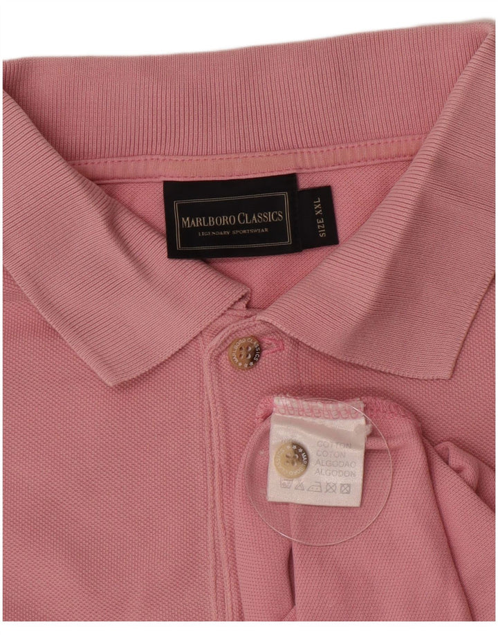 Marlboro Classics Polo Homme 2XL Rose Coton