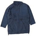 LONDON FOG Veste coupe-vent surdimensionnée pour femme UK 10 Small Bleu marine
