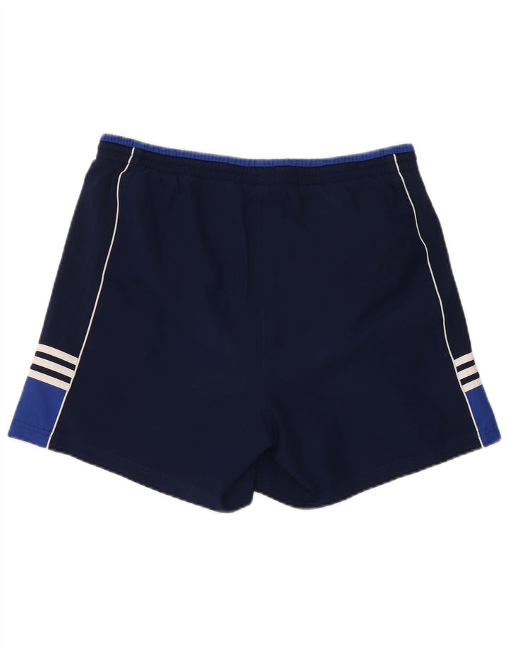 Adidas Short de sport pour homme Large en polyester color block bleu marine