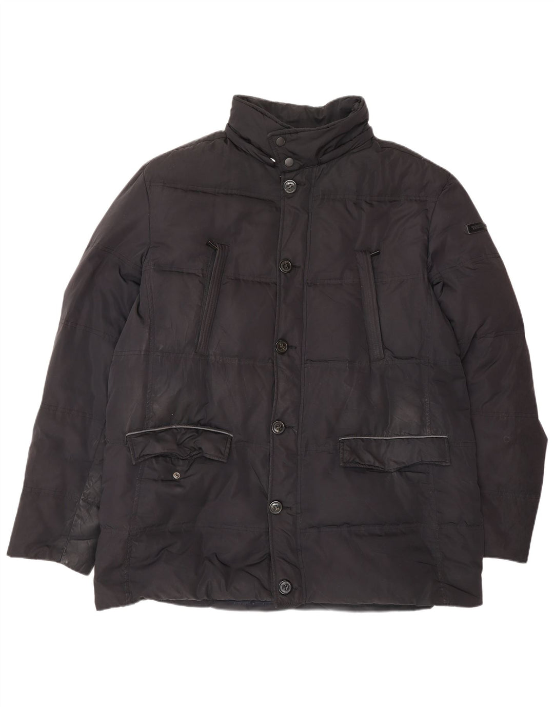 TRUSSARDI JEANS Veste matelassée Homme IT 56 3XL Noir Polyester