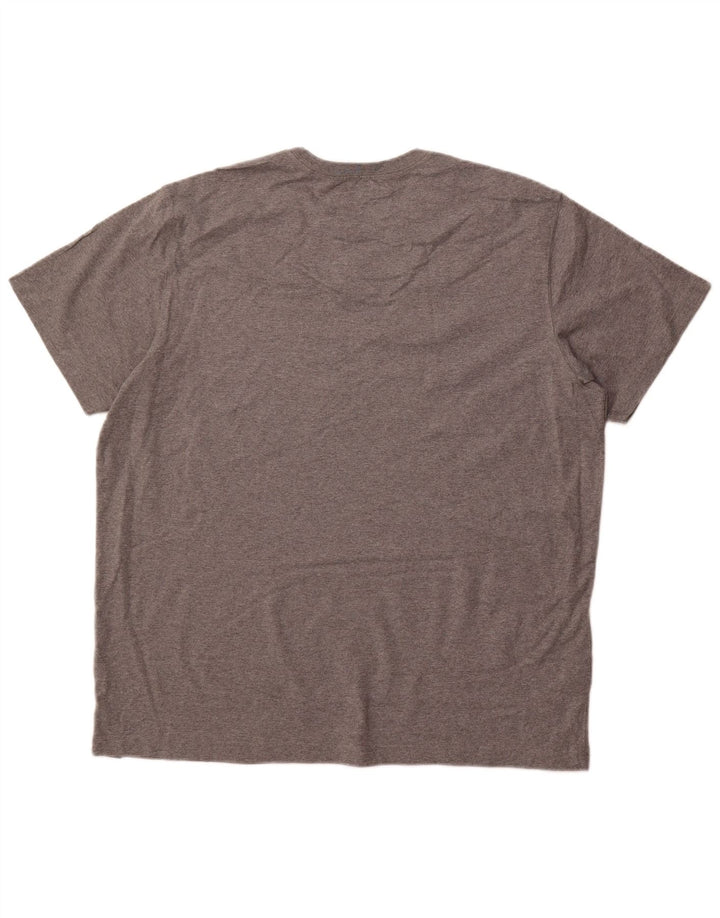 EDDIE BAUER T-Shirt Homme Top XL Gris Coton