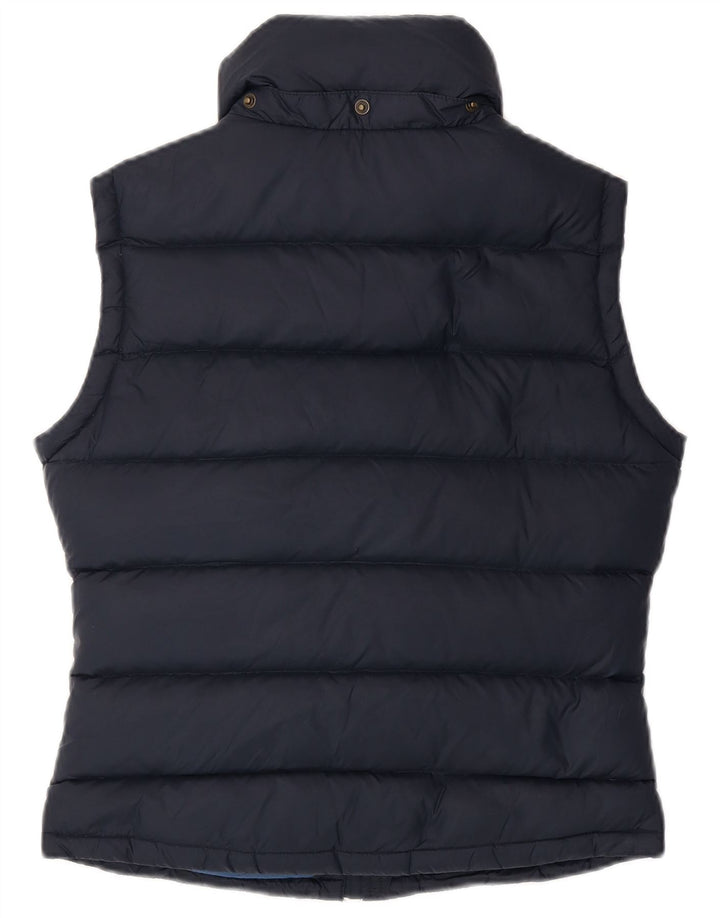 JACK WILLS Gilet rembourré surdimensionné pour femme UK 10 Petit nylon bleu marine