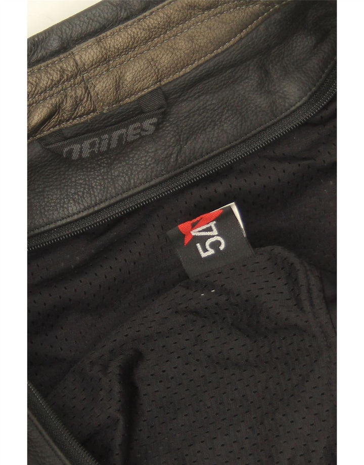 Dainese Veste de course en cuir pour homme EU 54 Grand cuir color block noir
