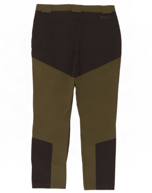 Mountain Warehouse Pantalon cargo de randonnée pour homme W34 L28 Kaki Colourblock