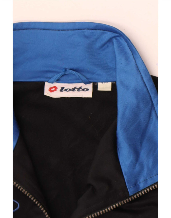 Lotto Veste de survêtement graphique pour homme XL Noir Colourblock