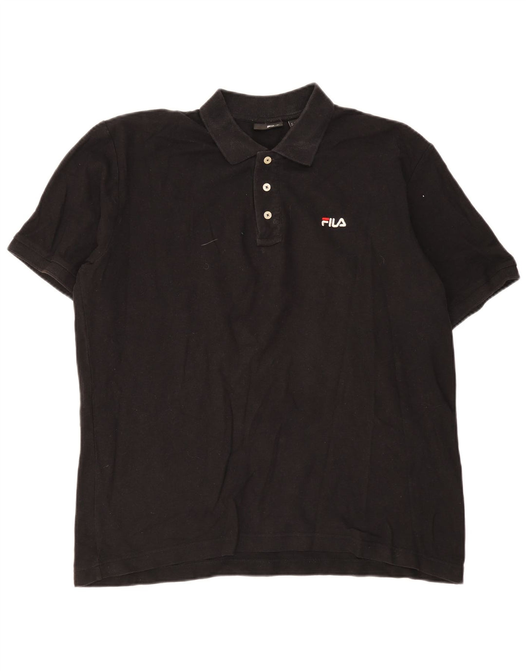 Fila Polo Homme XL Noir Coton