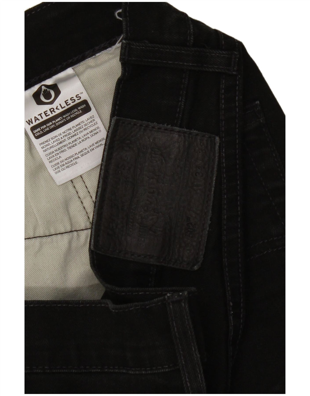 Levi's Jean 502 Tapered Homme Noir W34 L32