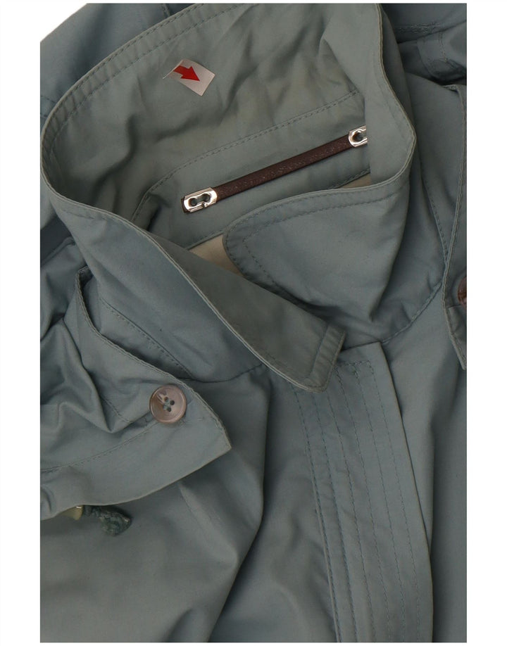 Veste utilitaire à capuche femme vintage UK 18 XL Bleu