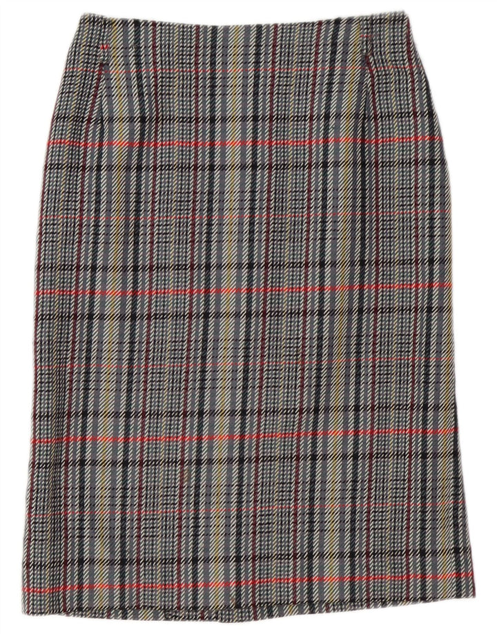 VINTAGE Ensemble jupe 2 pièces pour femme IT 42 Medium W30 Gris Check