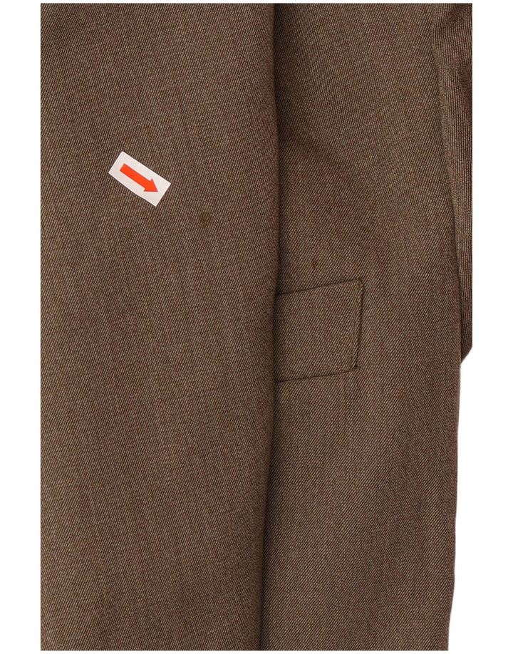 MOSCHINO Ensemble jupe 2 pièces 3 boutons pour femme UK 12 Medium W28 Marron classique