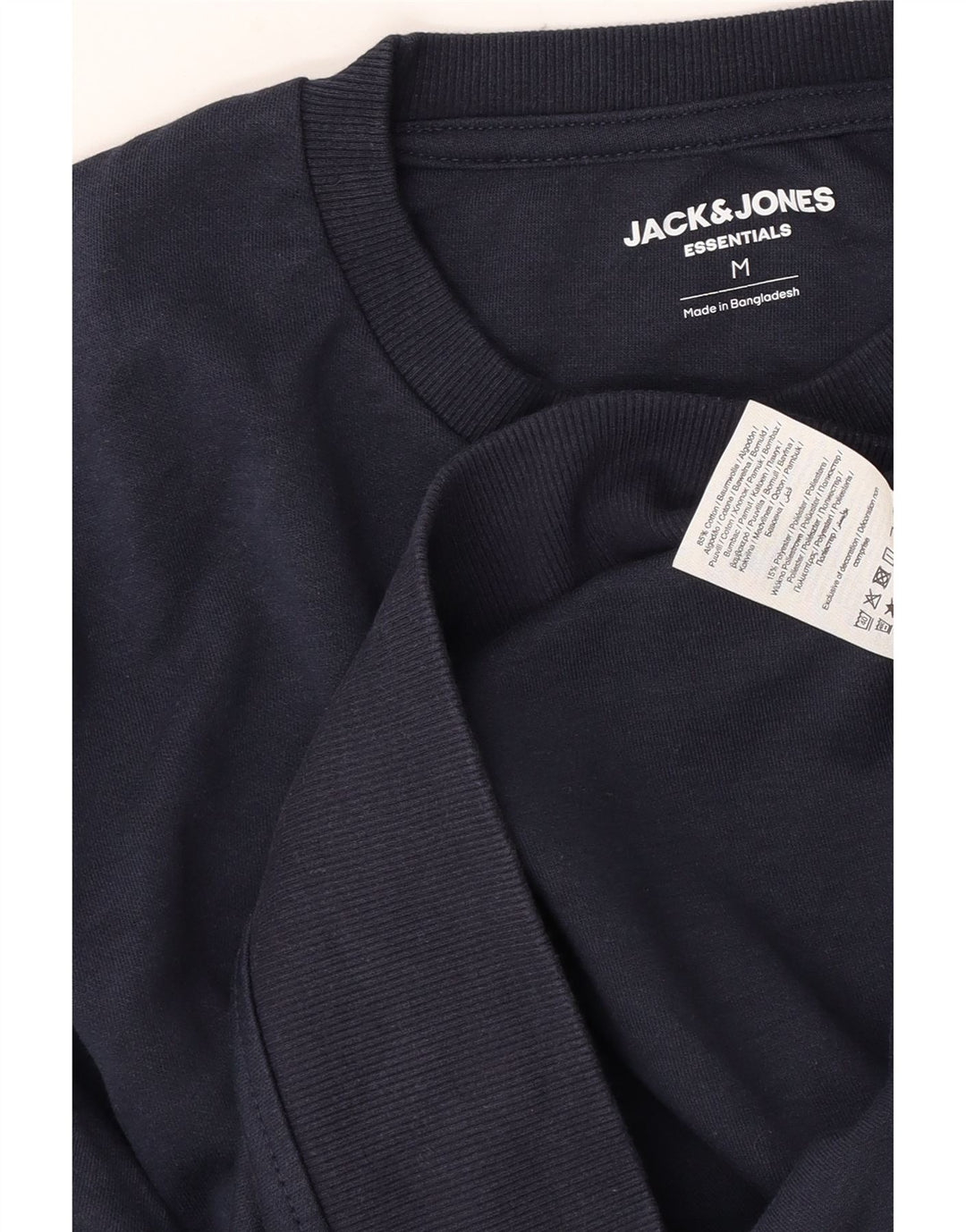 Jack & Jones Sweat-Shirt Homme Bleu Marine Moyen Coton