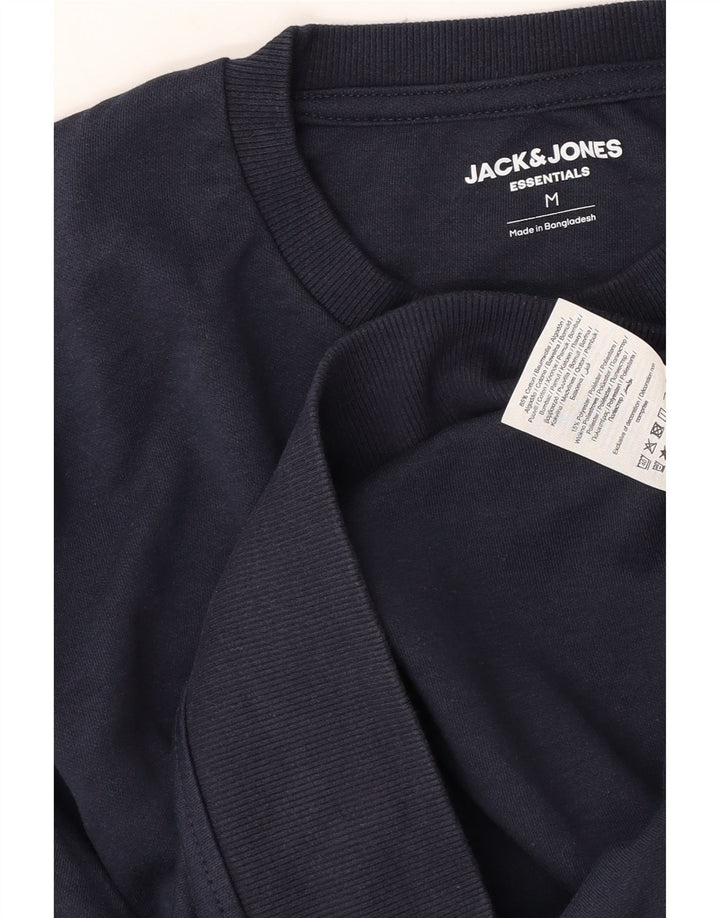 Jack & Jones Sweat-Shirt Homme Bleu Marine Moyen Coton