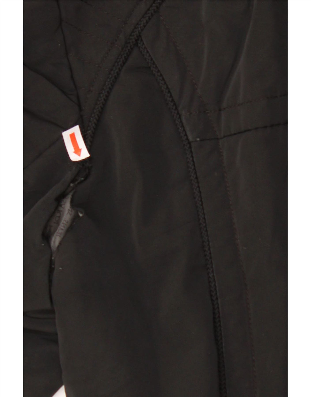 TRUSSARDI JEANS Manteau Coupe-Vent Femme IT 44 Moyen Noir Polyester