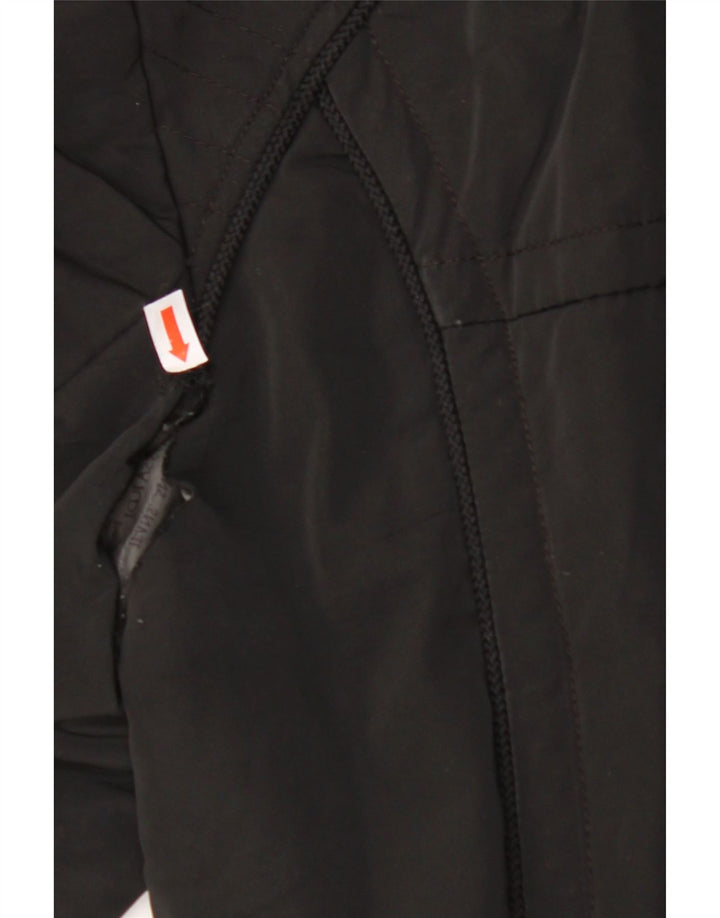 TRUSSARDI JEANS Manteau Coupe-Vent Femme IT 44 Moyen Noir Polyester