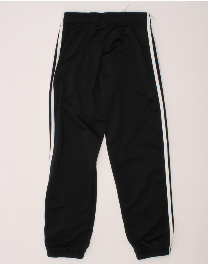 ADIDAS Boys Tracksuit Trousers Joggers 7-8 Years Black Polyester Vintage Adidas and Second-Hand Adidas from Messina Hembry 