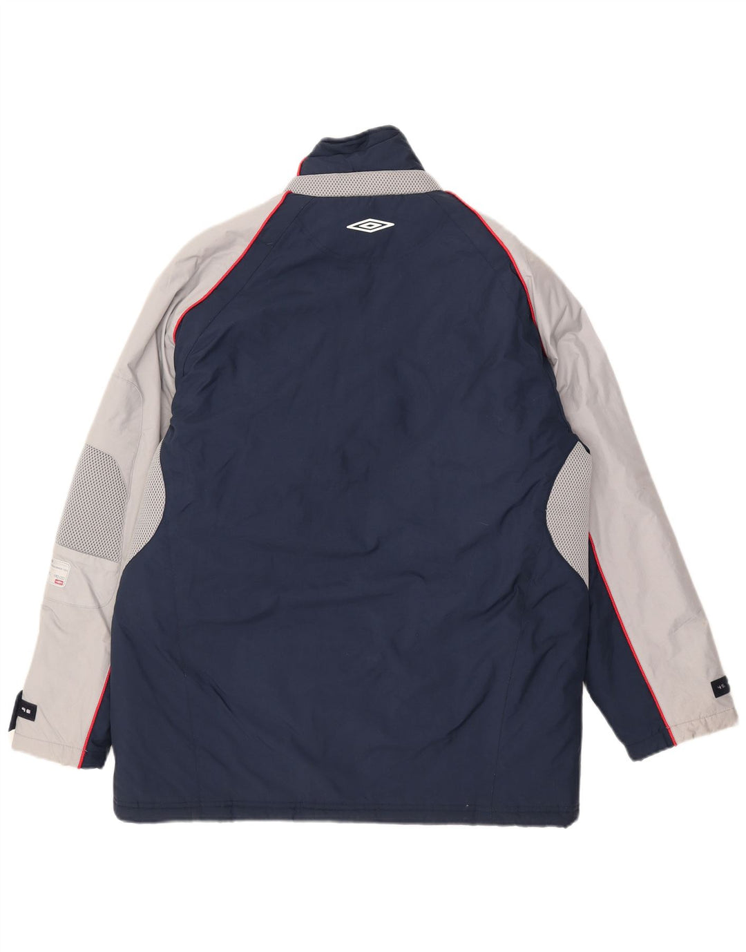 Umbro Veste coupe-vent pour homme UK 38/40 Bleu marine moyen Nylon colour block