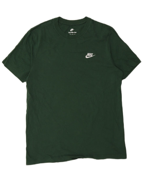 Nike T-Shirt Homme Vert Moyen Coton