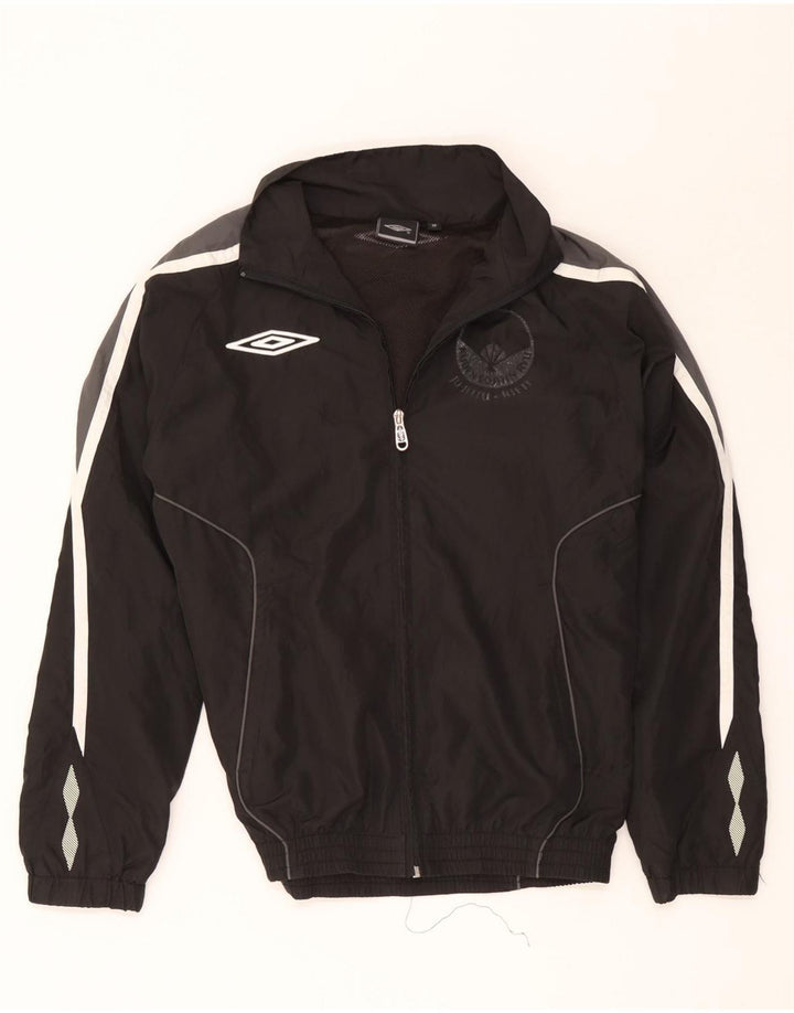 Umbro Veste de Survêtement Graphique Homme Noir Moyen Polyester Colorblock
