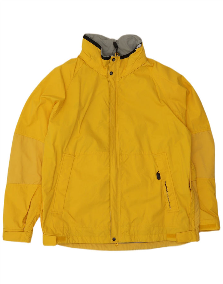 Nautica Veste de Pluie Homme UK 42 XL Nylon Jaune