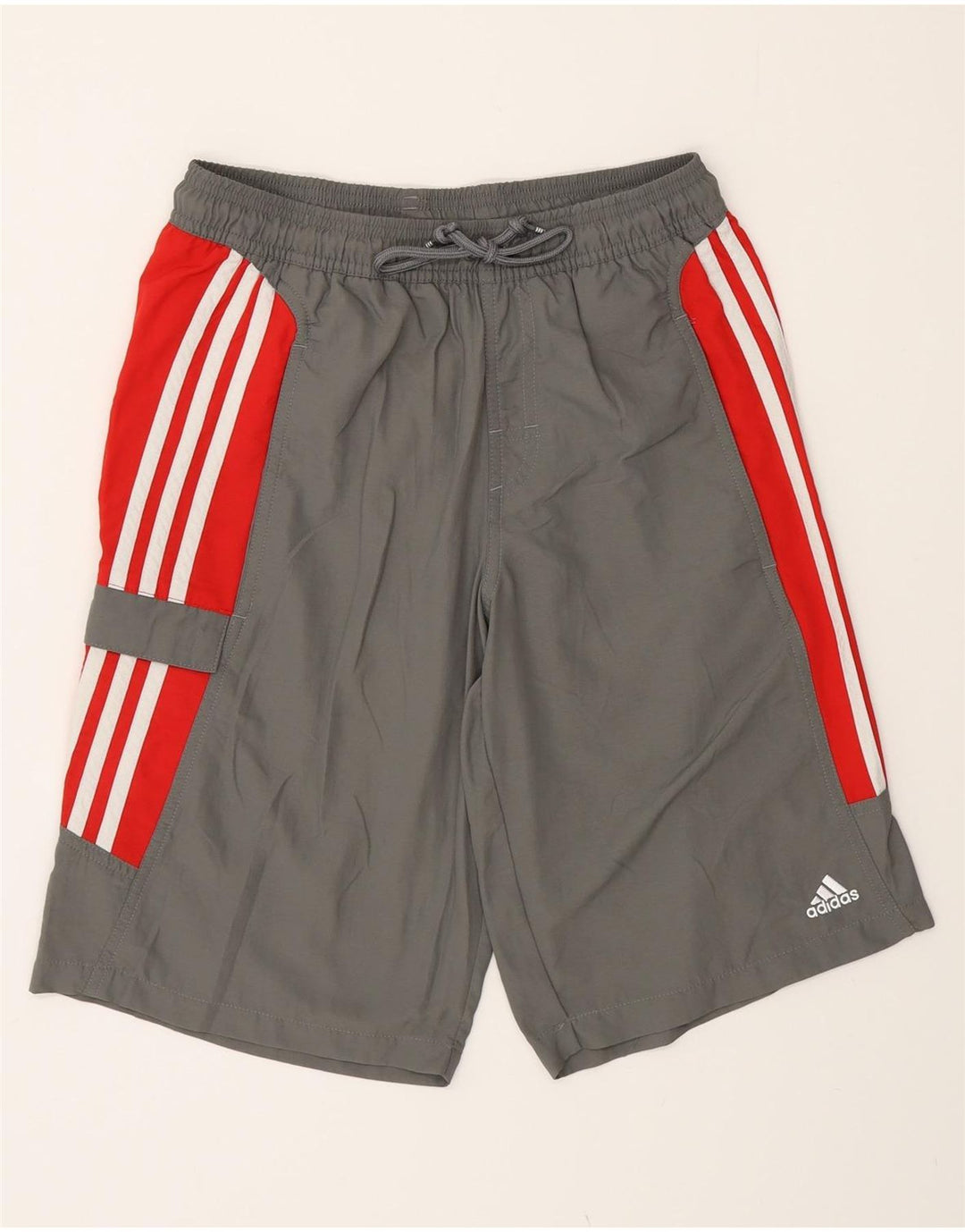 Adidas Short de bain pour homme Petit Gris Colorblock Polyester