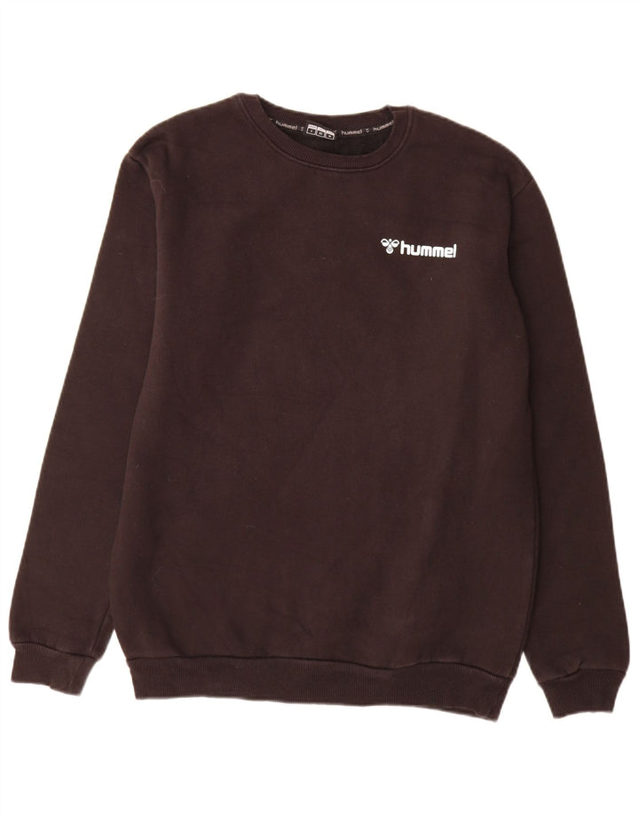 Hummel Homme Sweatshirt Jumper Petit Noir Coton