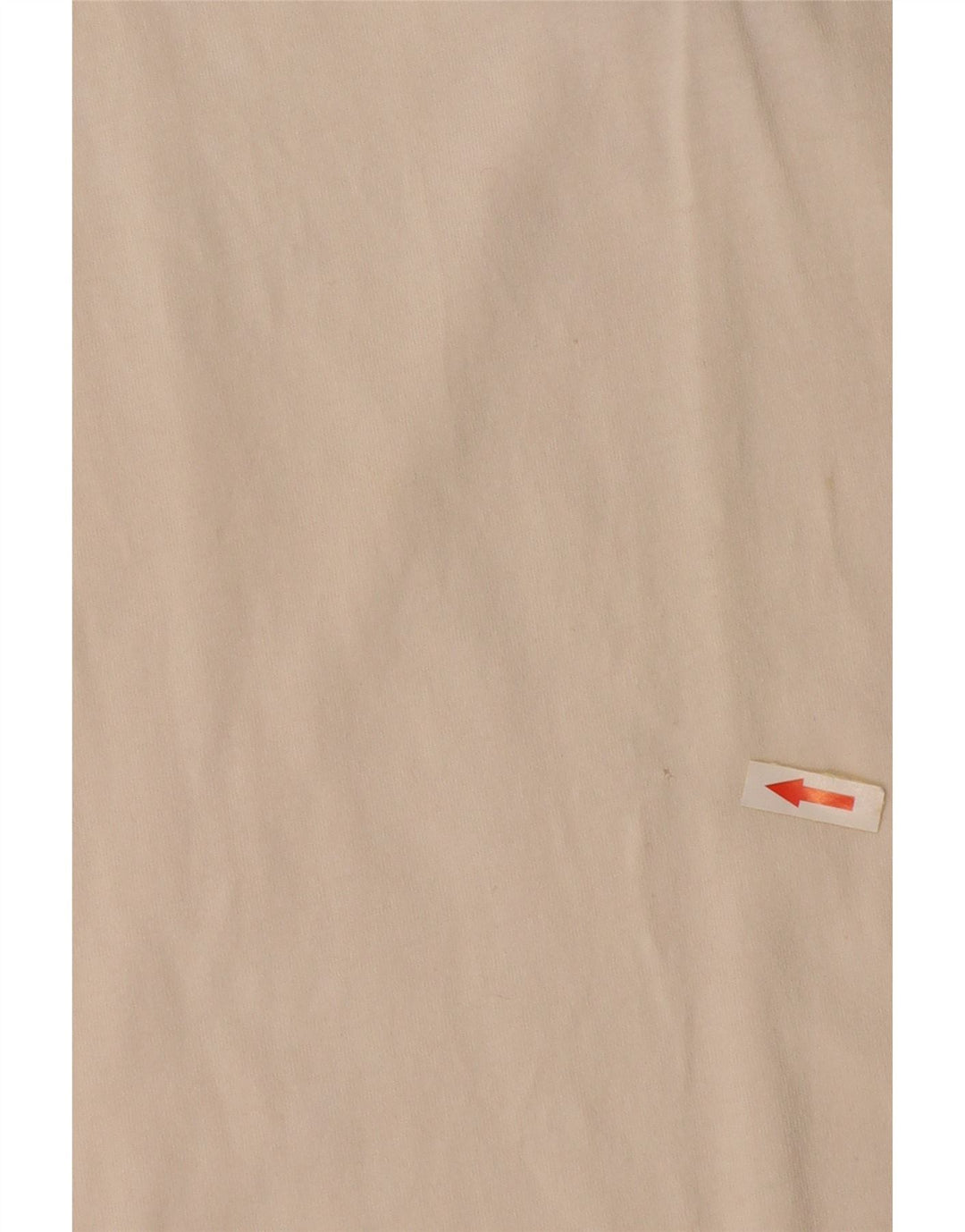 ASICS T-shirt à col zippé pour homme Large Blanc cassé