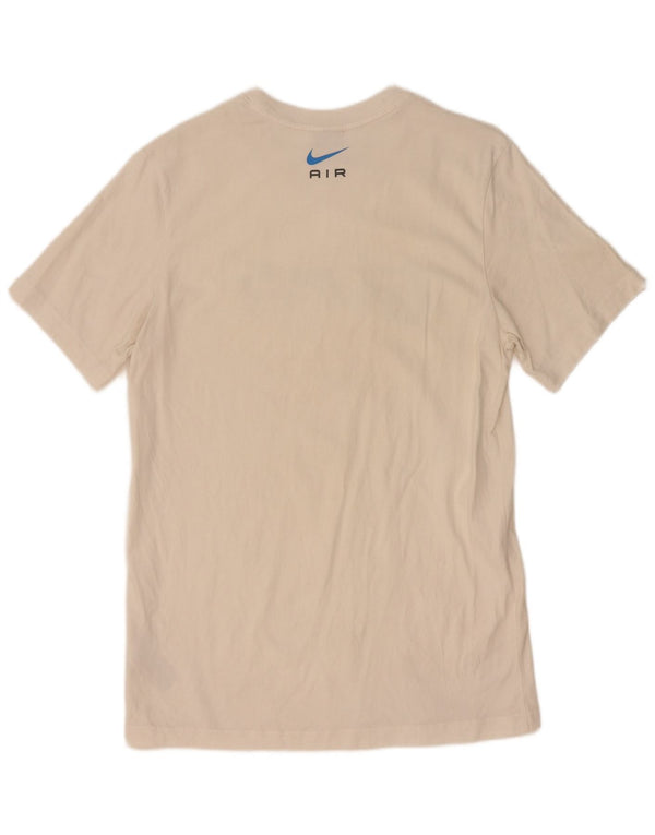 Nike T-shirt graphique pour homme en coton blanc moyen