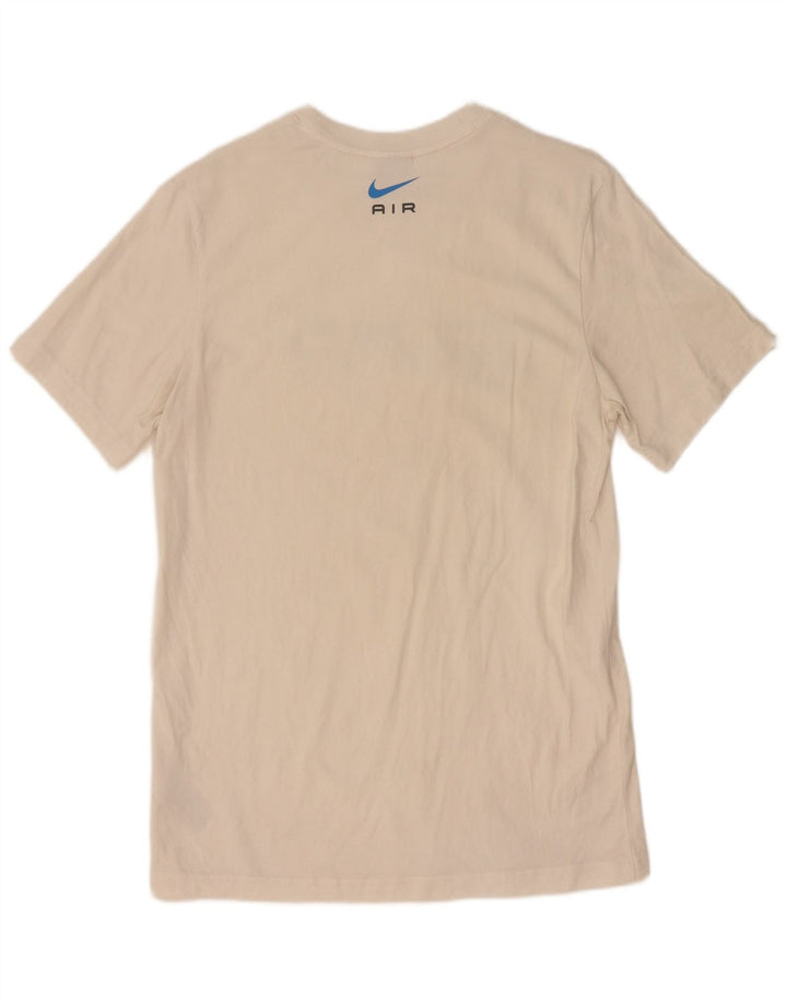 Nike T-shirt graphique pour homme en coton blanc moyen