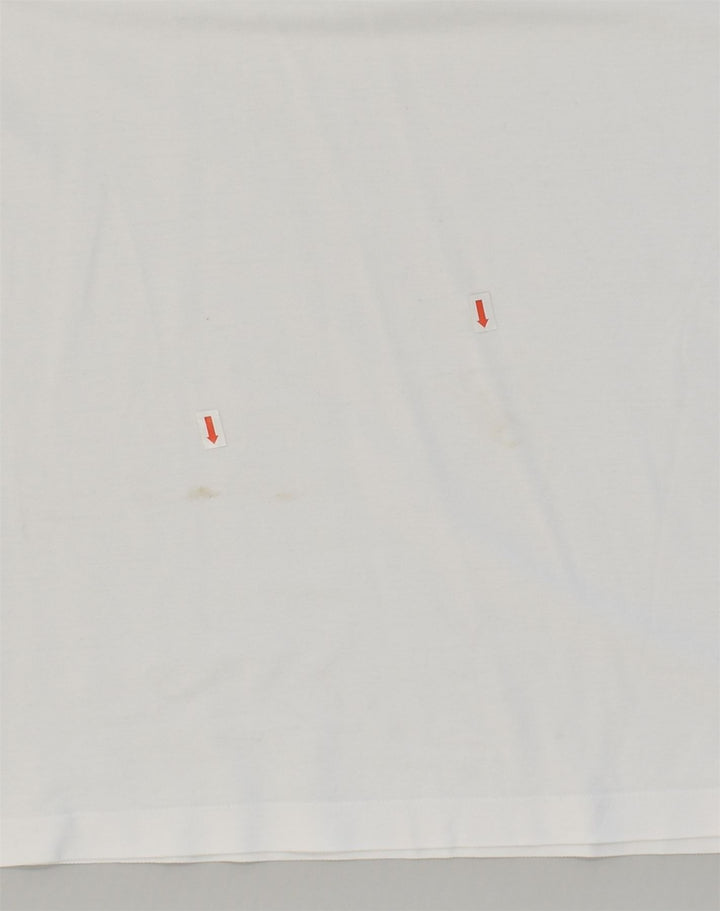 KAPPA Mens Polo Shirt XL White Cotton | Vintage Kappa | Thrift | Second-Hand Kappa | Used Clothing | Messina Hembry 