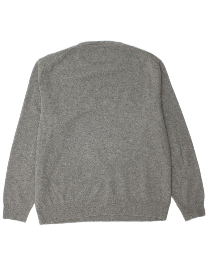 POLO RALPH LAUREN Pull à col rond pour homme 2XL Gris Laine