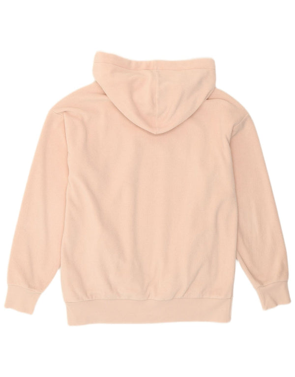 Champion Pull à capuche en polaire graphique surdimensionné pour femme UK 10 Petit Rose