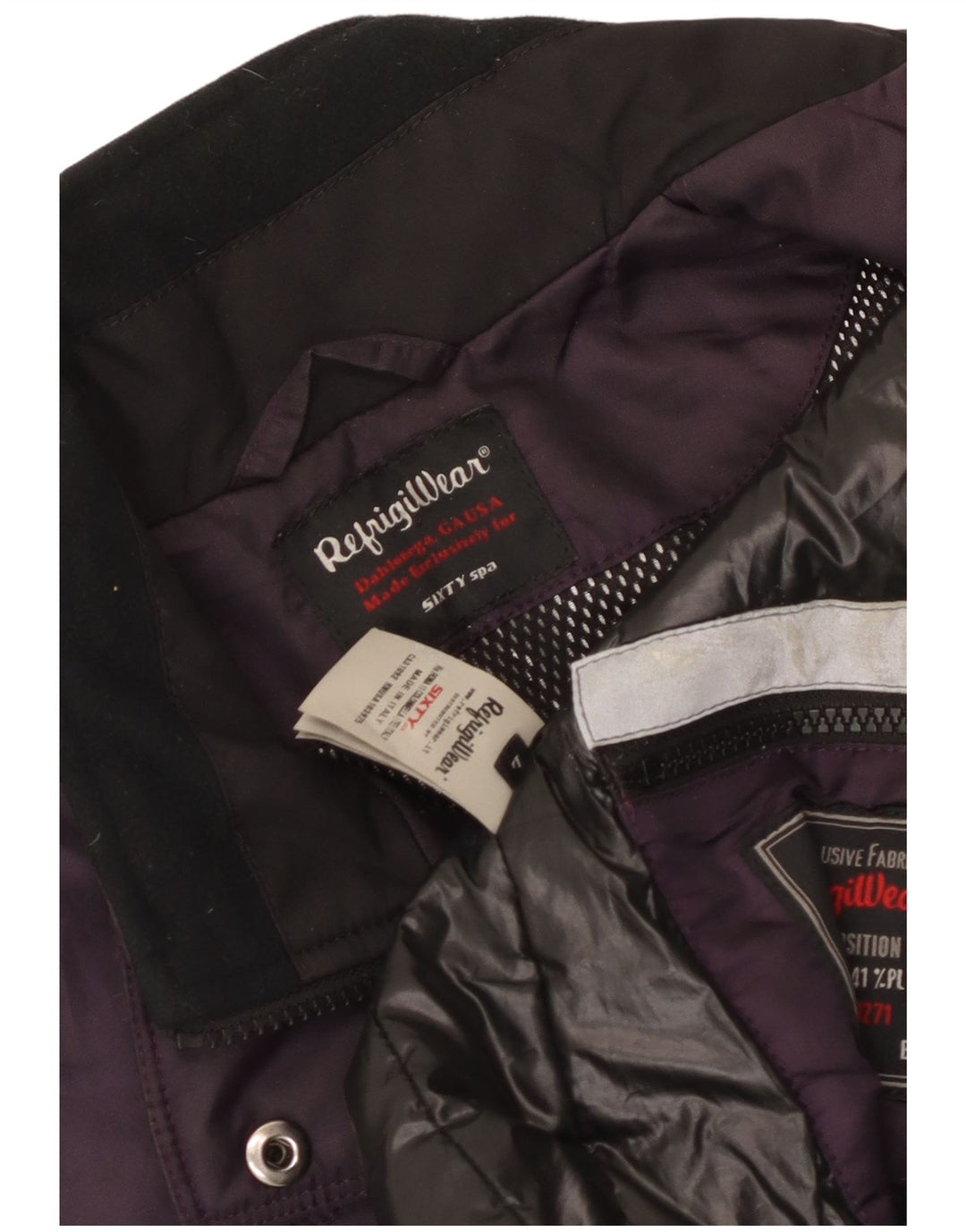 Refrigiwear Veste utilitaire pour femme UK 14 Large Violet Polyamide