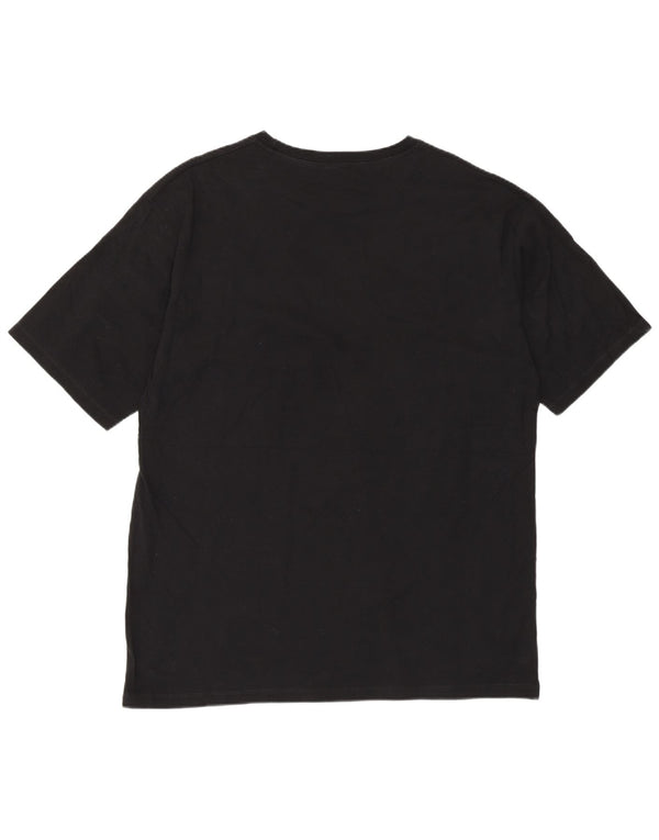 Zara Homme Graphic T-Shirt Top XL Noir Coton