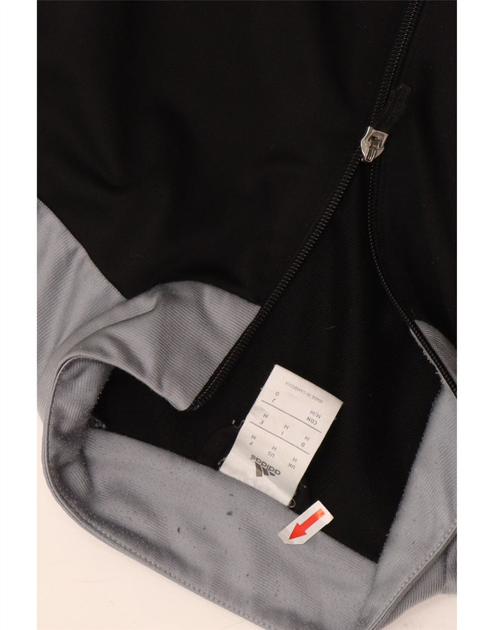 Adidas Veste de survêtement pour homme Noir moyen Polyester colour block