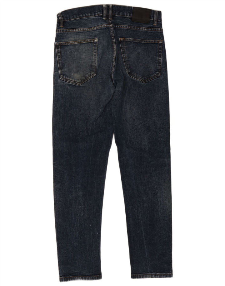 Zara Jean Slim Homme EU42 Large W32 L28 Bleu Marine