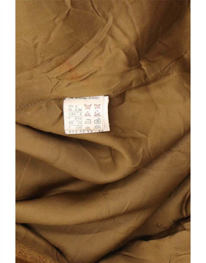 Max Mara Manteau surdimensionné à double boutonnage pour femme UK 12 Kaki moyen