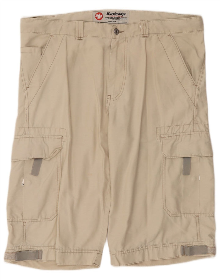 Murphy & Nye Short Cargo Homme W38 XL Coton Beige