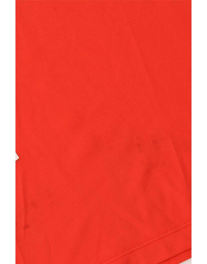 Nike Polo Dri Fit pour homme Large en polyester color block orange