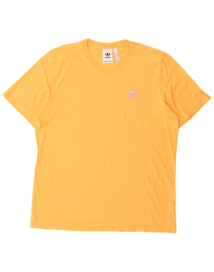Adidas T-Shirt Homme Orange Moyen