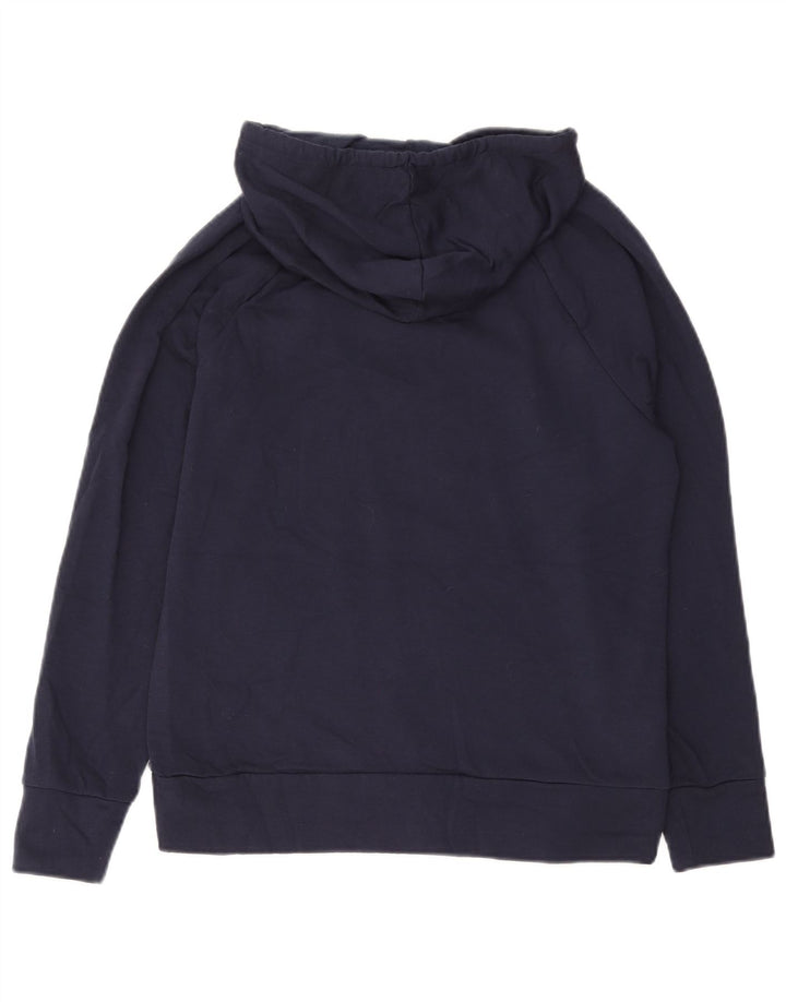 EDDIE BAUER Pull à capuche pour femme UK 10 Petit Bleu marine Polyester
