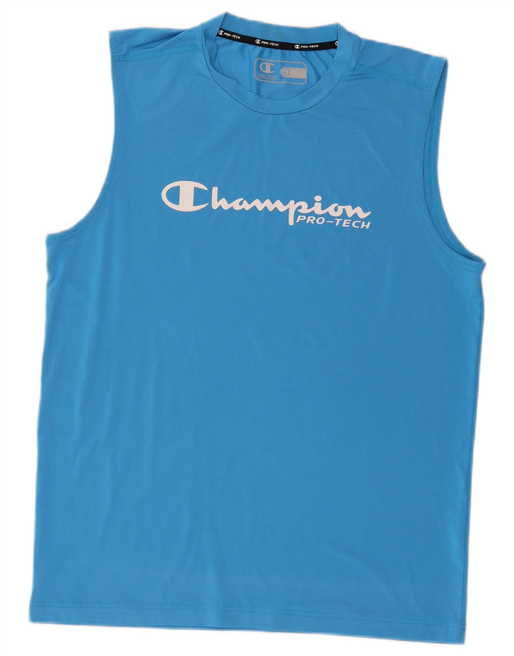 CHAMPION Débardeur Graphique Homme Grand Bleu Polyester