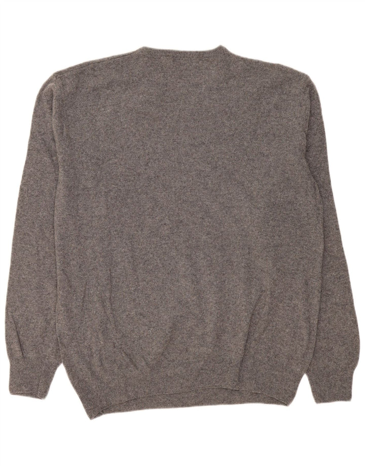 Kappa Pull col V pour homme 3XL Gris laine d'agneau