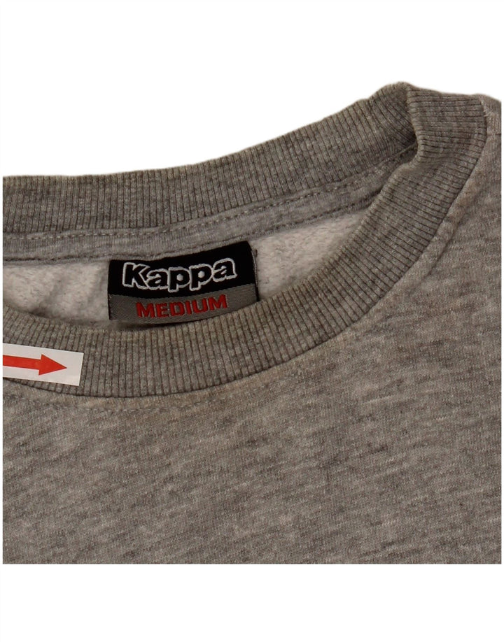 Kappa Sweat-Shirt Homme Gris Moyen Moucheté Coton
