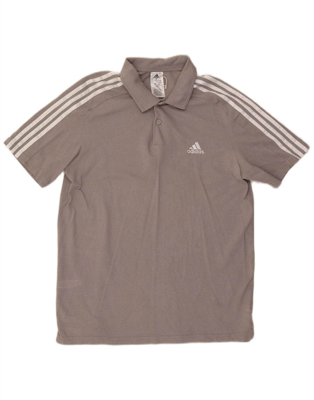 Adidas Polo Homme Grand Gris Coton