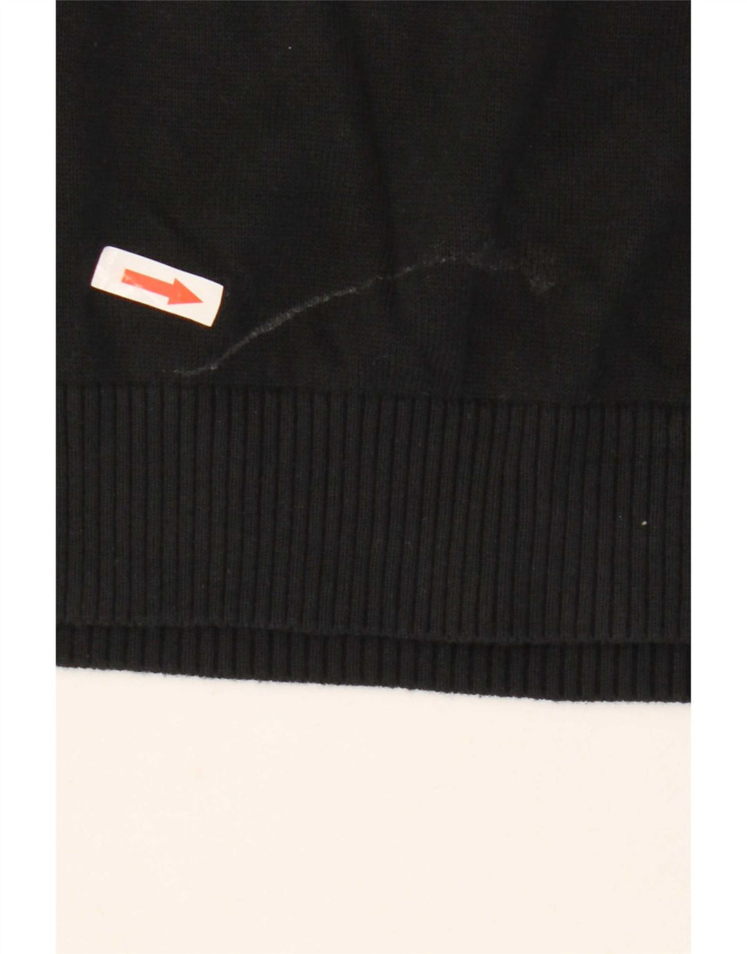 Tommy Hilfiger Pull Col V Homme Noir Moyen Coton