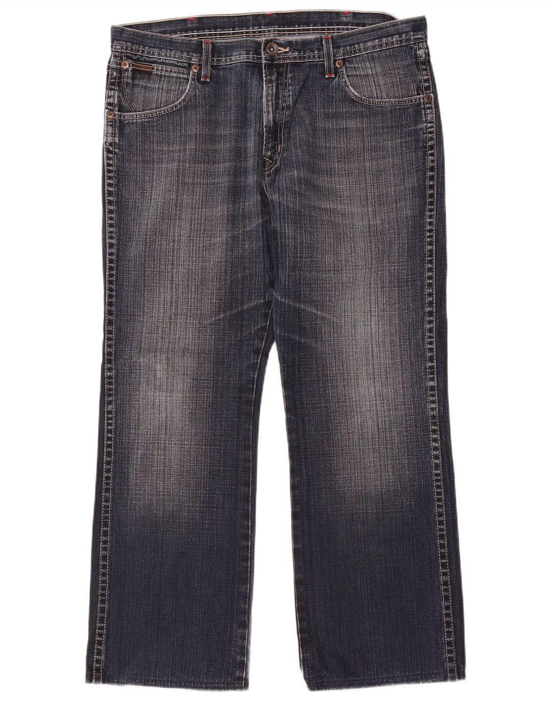 Wrangler Jean Droit Roxboro Homme W36 L30 Bleu Coton