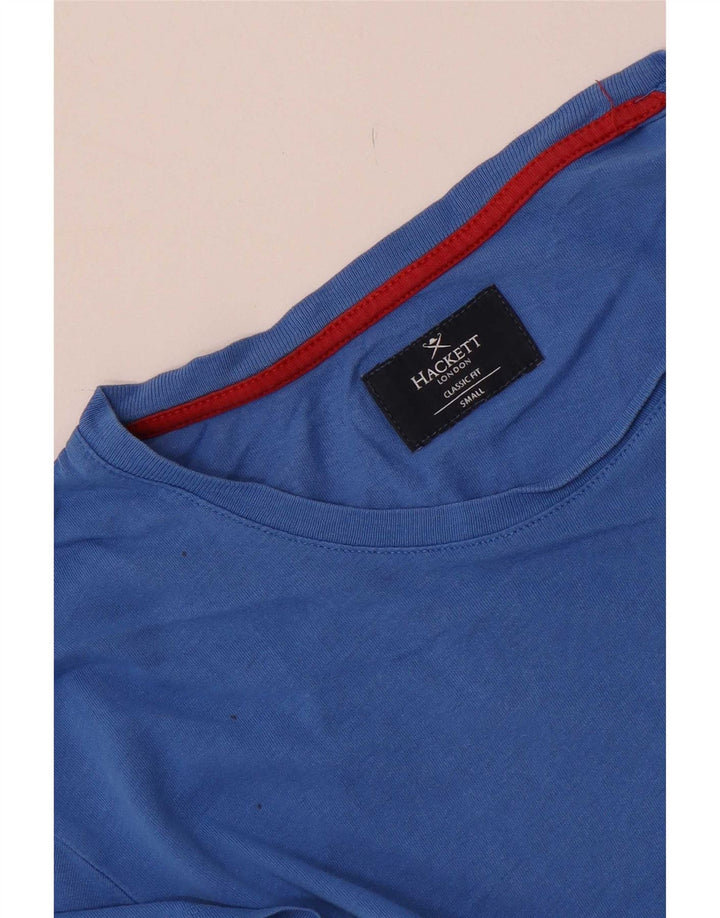 Hackett T-shirt coupe classique pour homme, petit, bleu