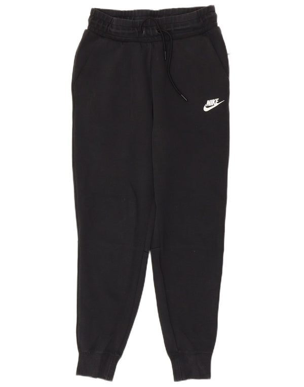 Nike Pantalon de survêtement pour femme Joggers UK 4 XS Noir Coton